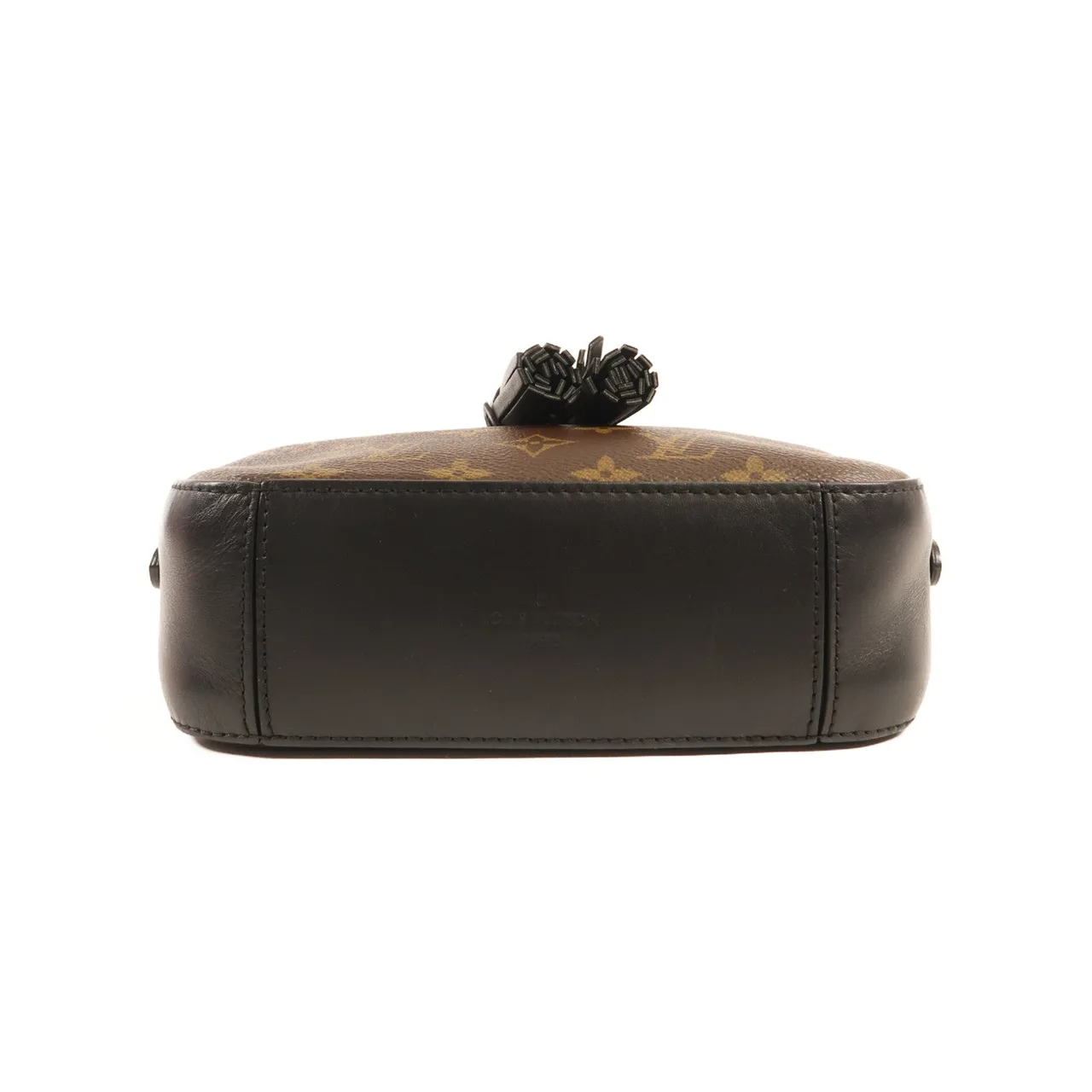 LOUIS VUITTON Saintonge M43555 兩用包 塗層帆布 棕色 / Brown/Black 塗層帆布 中古品A - 縮圖 4