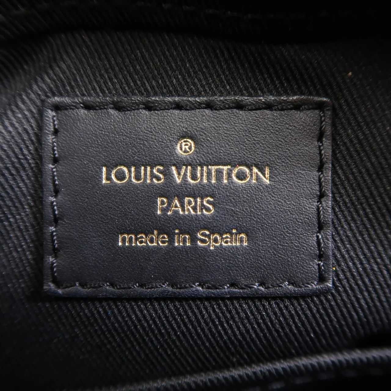 LOUIS VUITTON Saintonge M43555 兩用包 塗層帆布 棕色 / Brown/Black 塗層帆布 中古品A - 縮圖 6