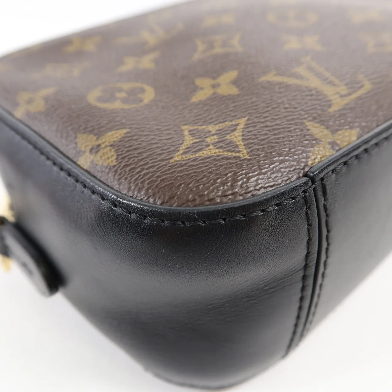 LOUIS VUITTON Saintonge M43555 兩用包 塗層帆布 棕色 / Brown/Black 塗層帆布 中古品A - 縮圖 13