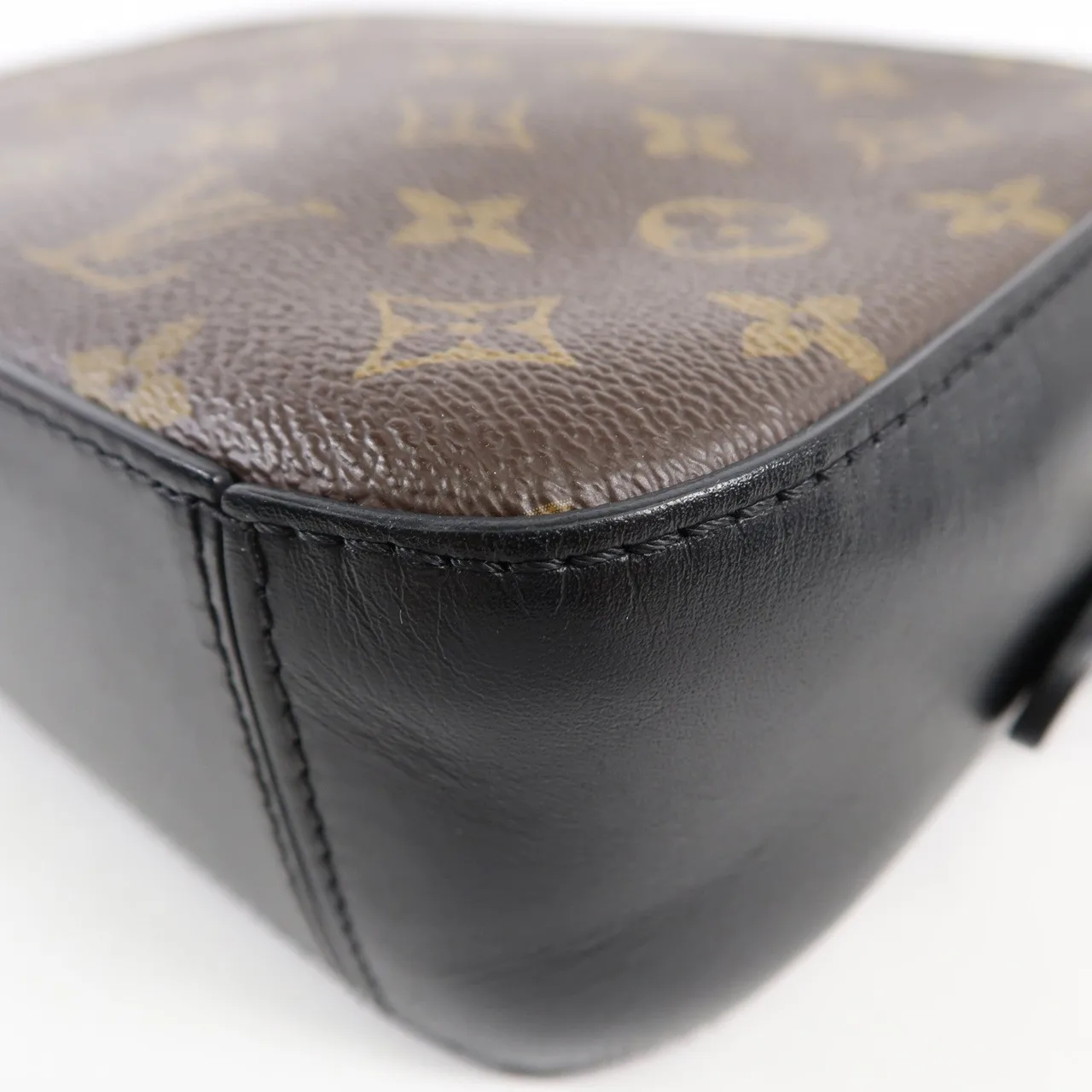 LOUIS VUITTON Saintonge M43555 兩用包 塗層帆布 棕色 / Brown/Black 塗層帆布 中古品A - 縮圖 14
