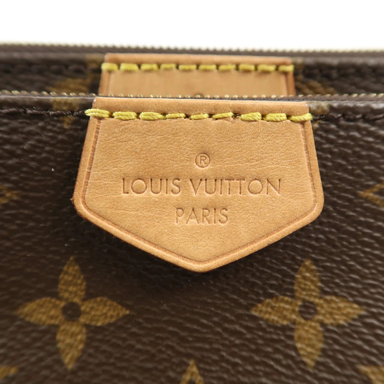 LOUIS VUITTON Multi Pochette M44840 兩用包 塗層帆布 棕色 / Brown/Pink 塗層帆布 中古品A - 縮圖 7