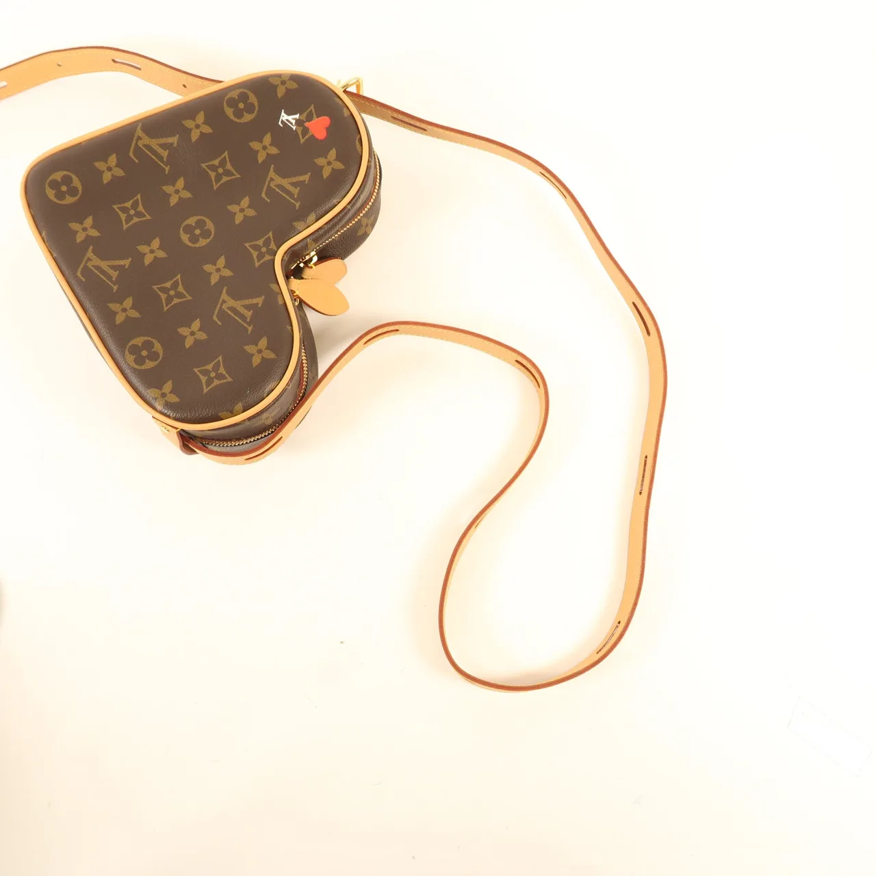 LOUIS VUITTON Game On Coeur M57456 肩背包 塗層帆布 棕色 / Brown 塗層帆布 中古品A - 縮圖 9