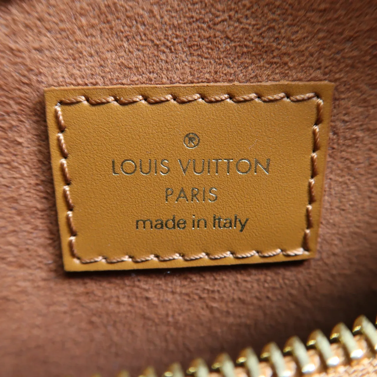 LOUIS VUITTON Side Trunk M21741 兩用包 皮革 棕色 / Sand 皮革 中古品A - 縮圖 6