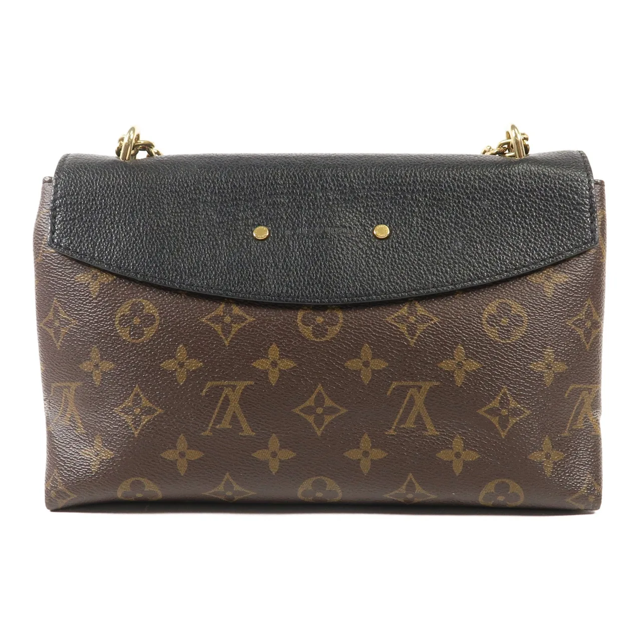 LOUIS VUITTON Saint Placide M43714 肩背包 塗層帆布 棕色 / Brown/Black 塗層帆布 中古品A - 縮圖 2