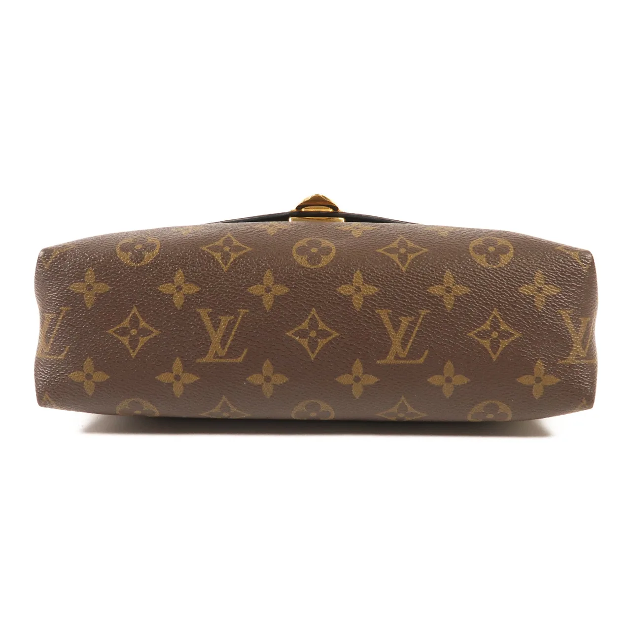 LOUIS VUITTON Saint Placide M43714 肩背包 塗層帆布 棕色 / Brown/Black 塗層帆布 中古品A - 縮圖 4