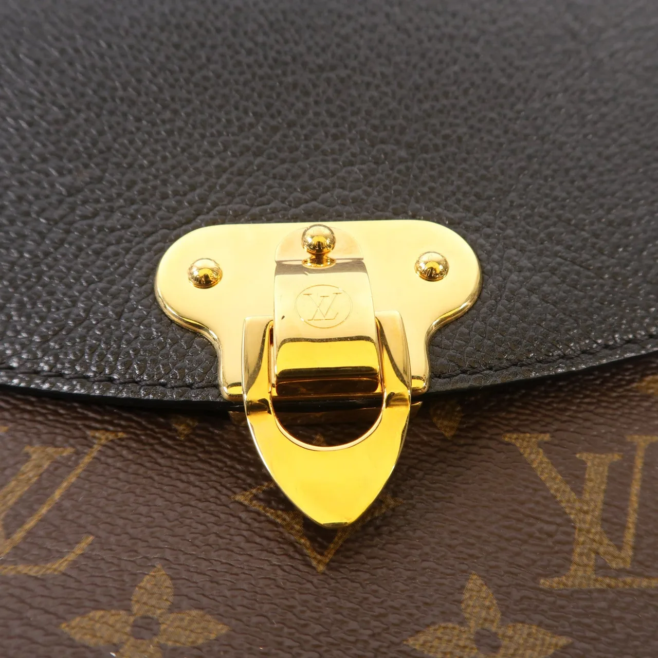 LOUIS VUITTON Saint Placide M43714 肩背包 塗層帆布 棕色 / Brown/Black 塗層帆布 中古品A - 縮圖 7