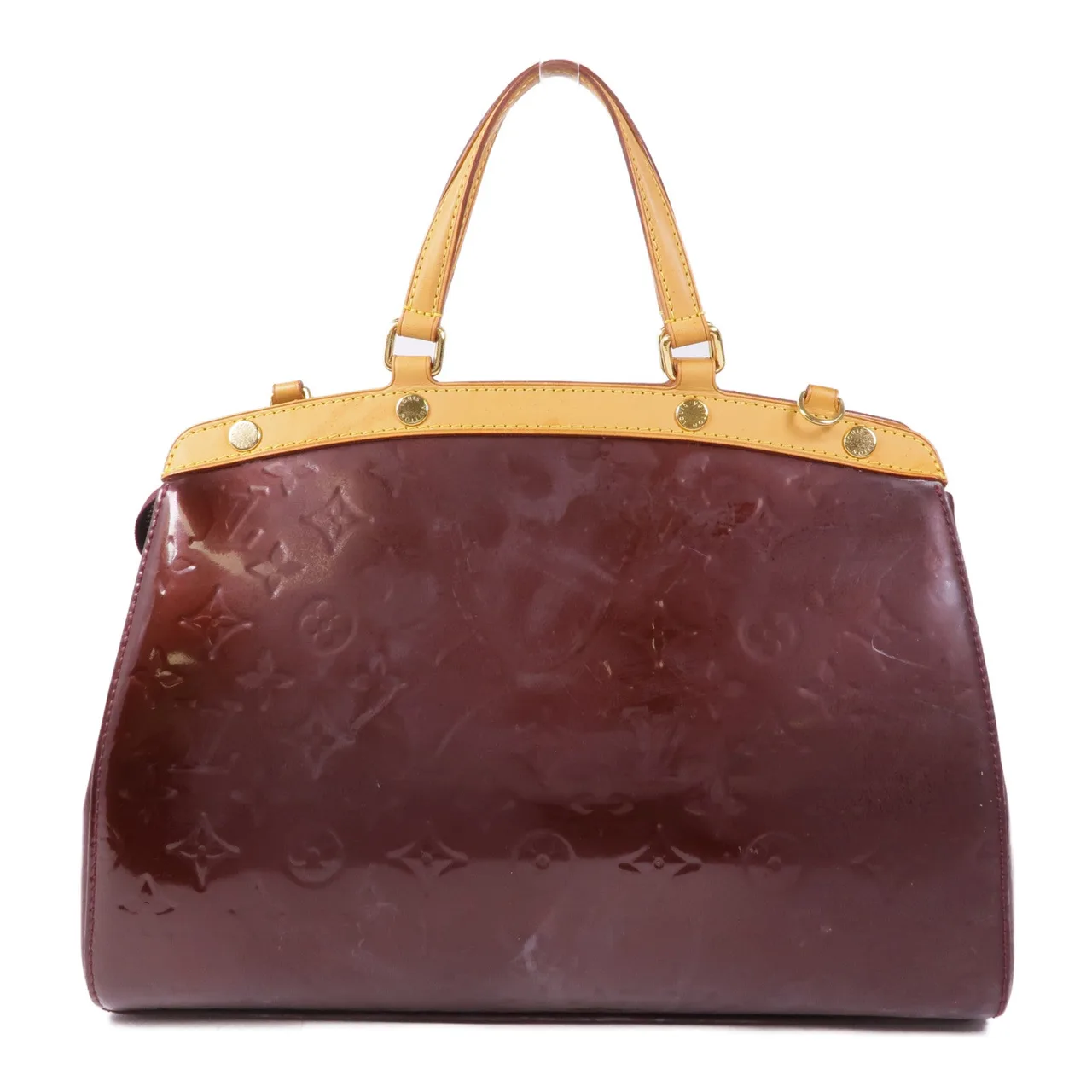 LOUIS VUITTON Brea M91690 兩用包 皮革 紅色 / Rouge Fauviste 皮革 中古品C - 縮圖 2