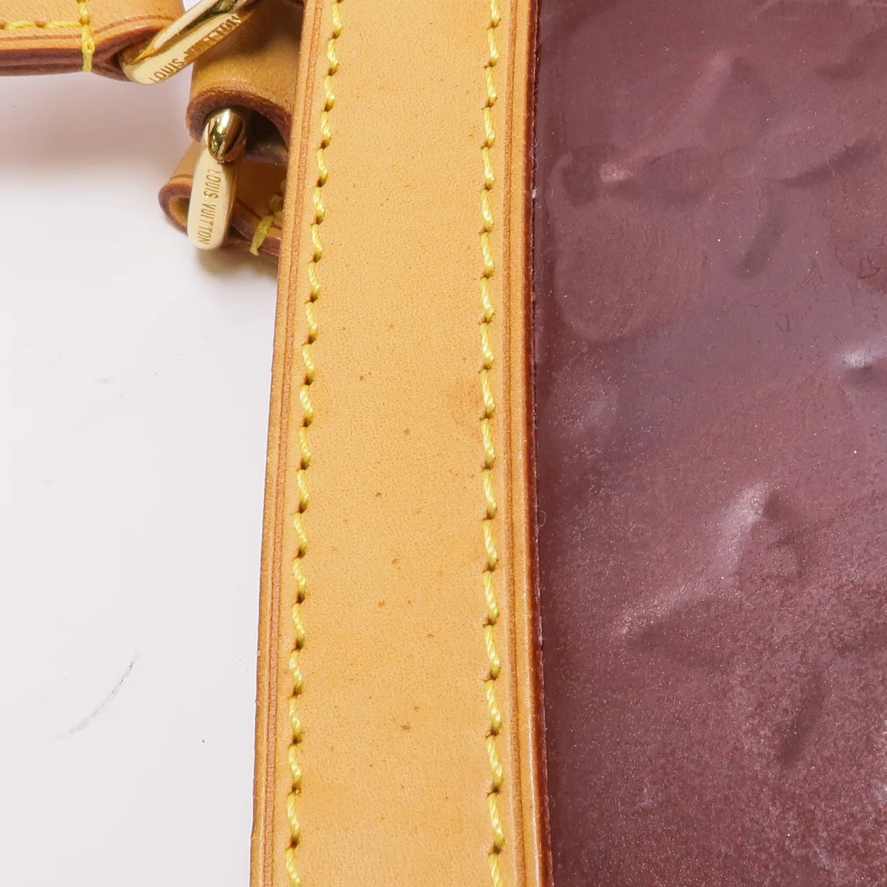 LOUIS VUITTON Brea M91690 兩用包 皮革 紅色 / Rouge Fauviste 皮革 中古品C - 縮圖 15