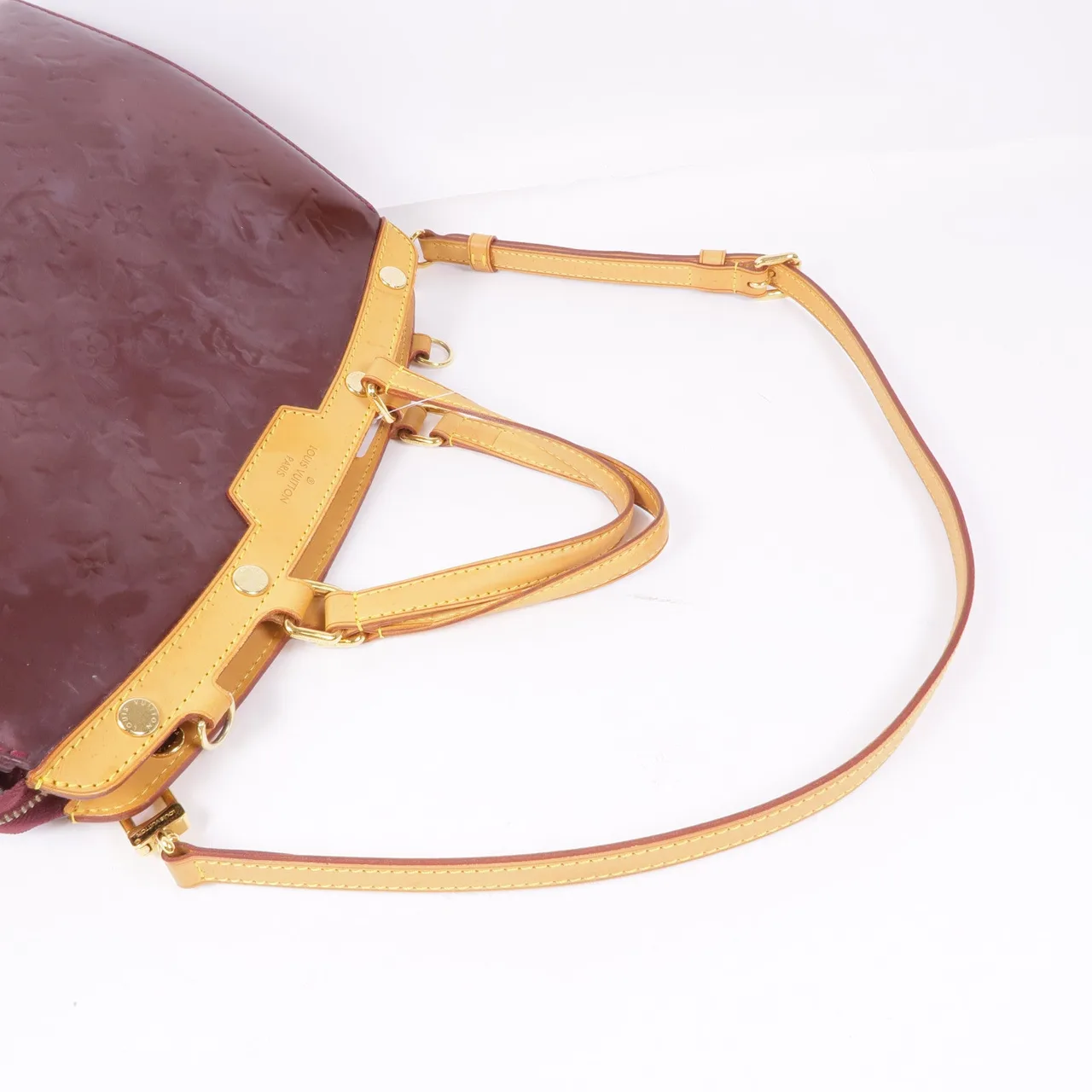 LOUIS VUITTON Brea M91690 兩用包 皮革 紅色 / Rouge Fauviste 皮革 中古品C - 縮圖 17