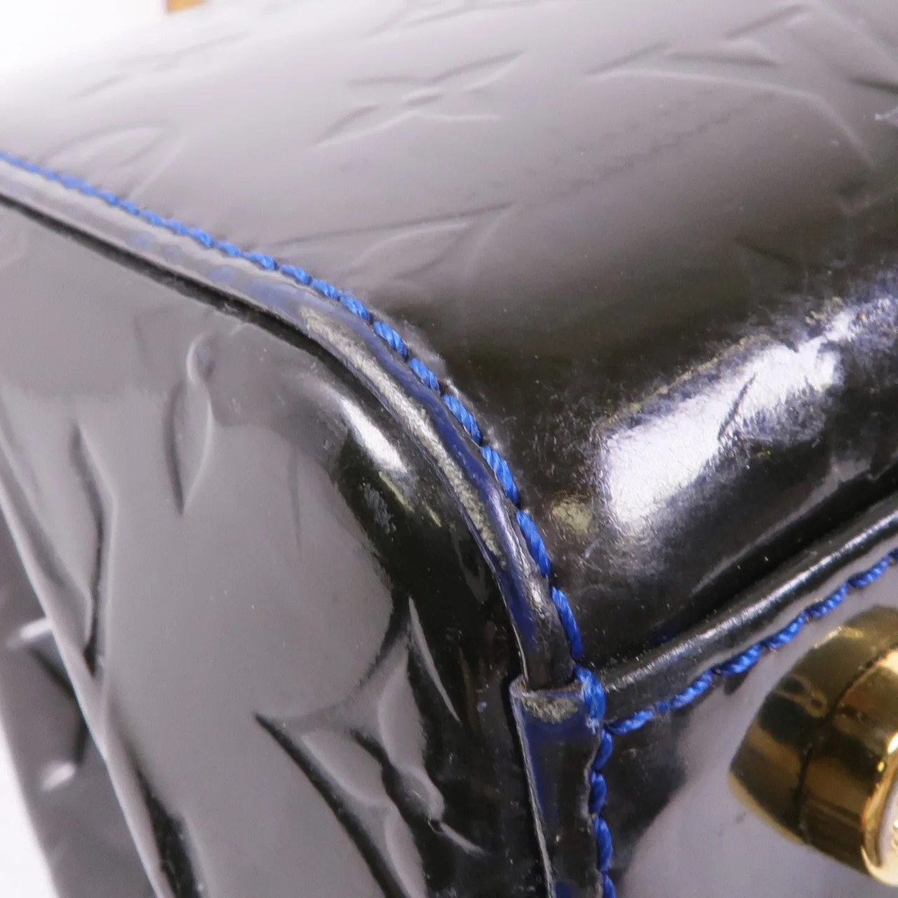 LOUIS VUITTON M90054 兩用包 皮革 海軍藍 / Grand Bleu 皮革 中古品C - 縮圖 8