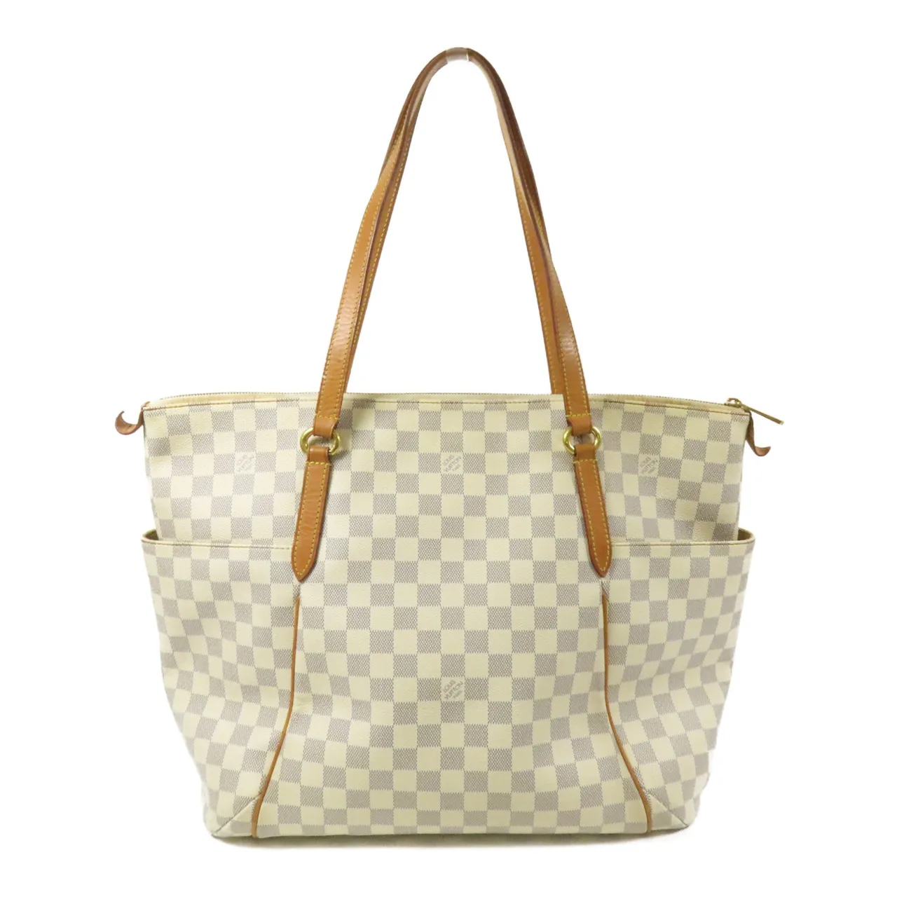 LOUIS VUITTON Totally N51263 肩背包 塗層帆布 白色 / Grey/White