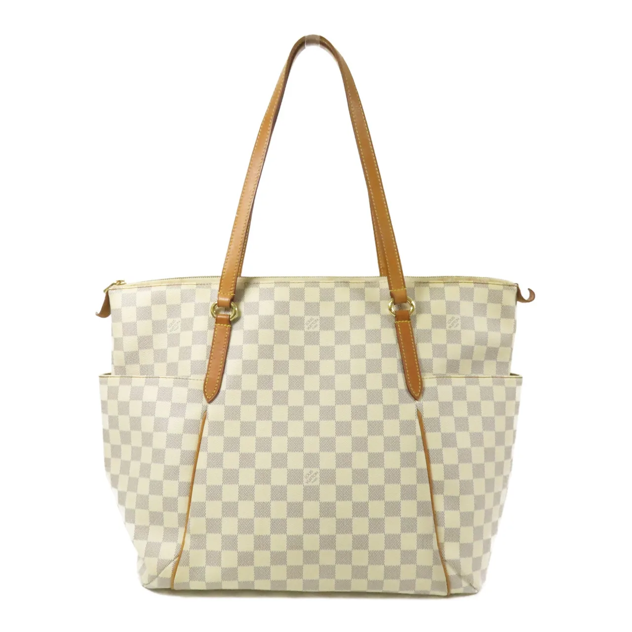 LOUIS VUITTON Totally N51263 肩背包 塗層帆布 白色 / Grey/White 塗層帆布 中古品B - 縮圖 2