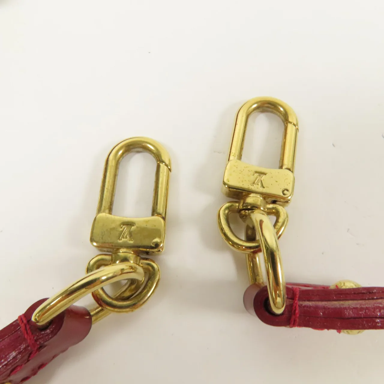 LOUIS VUITTON M91550 肩背包 皮革 紅色 / Pomme d'Amour 皮革 中古品C - 縮圖 7