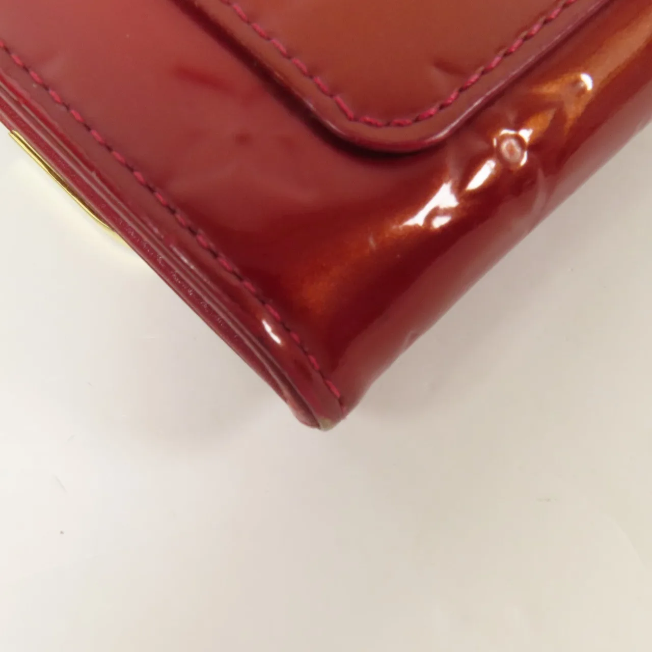 LOUIS VUITTON M91550 肩背包 皮革 紅色 / Pomme d'Amour 皮革 中古品C - 縮圖 14