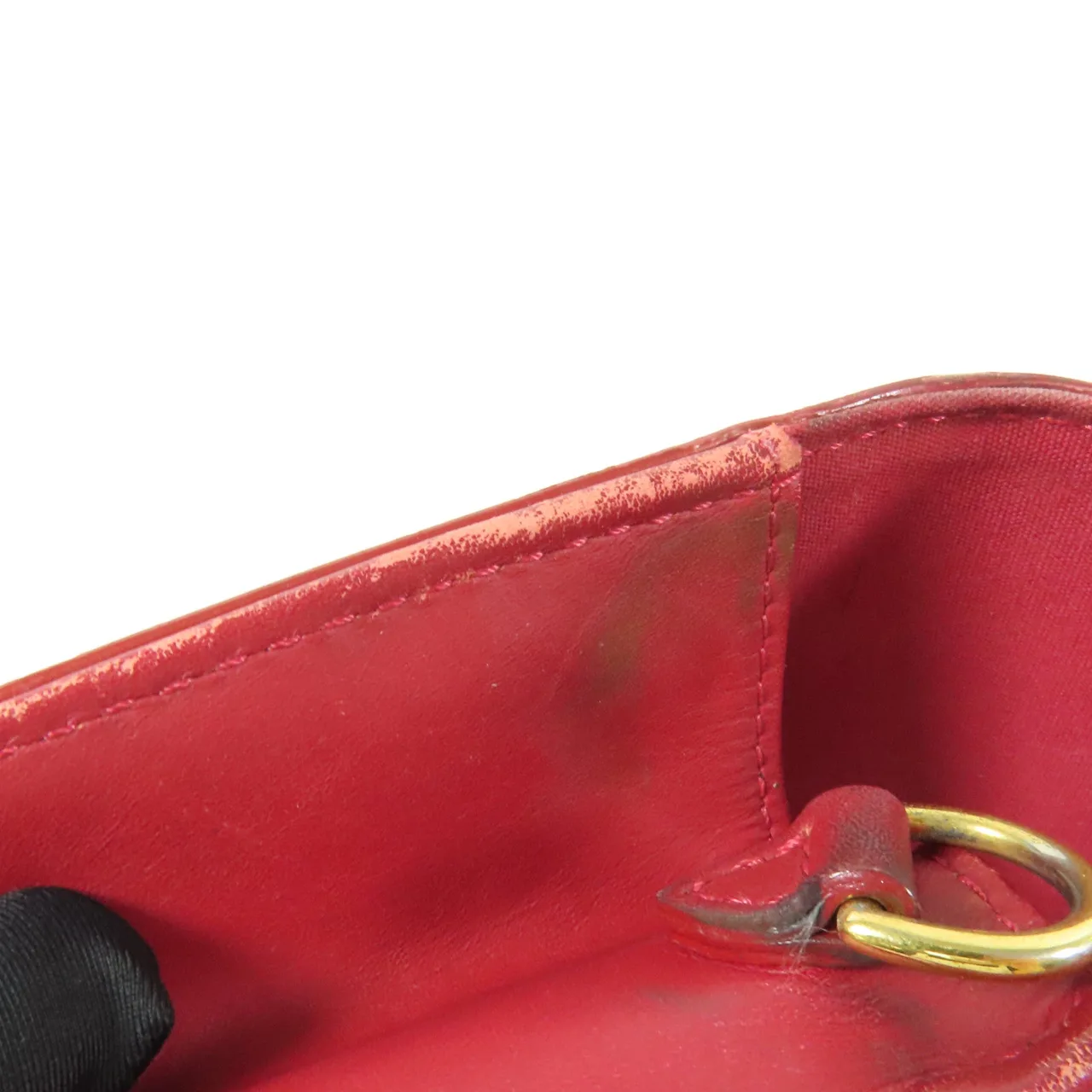 LOUIS VUITTON M91550 肩背包 皮革 紅色 / Pomme d'Amour 皮革 中古品C - 縮圖 19