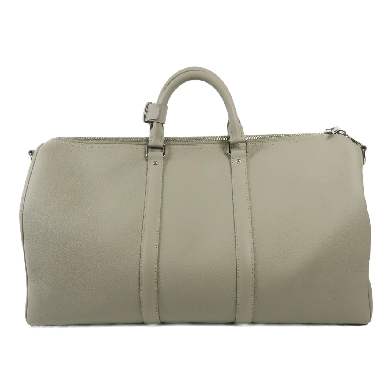 LOUIS VUITTON Keepall M22609 兩用包 牛皮 灰色 / Grey 牛皮 中古品A - 縮圖 2