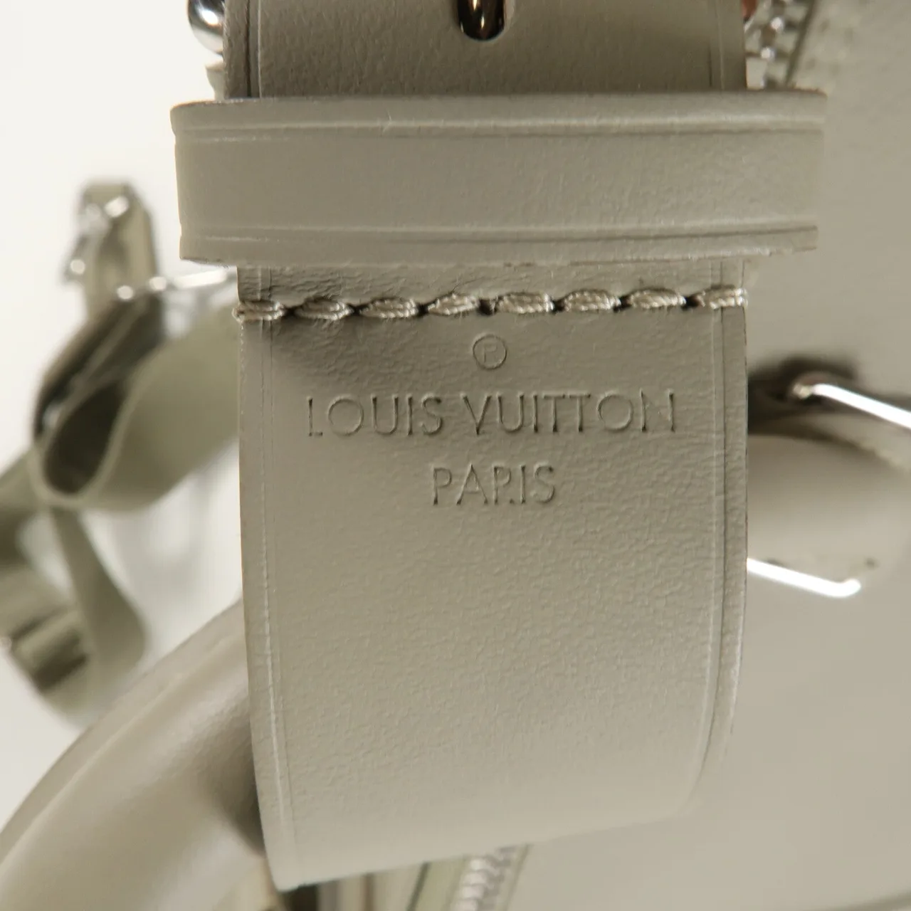 LOUIS VUITTON Keepall M22609 兩用包 牛皮 灰色 / Grey 牛皮 中古品A - 縮圖 6