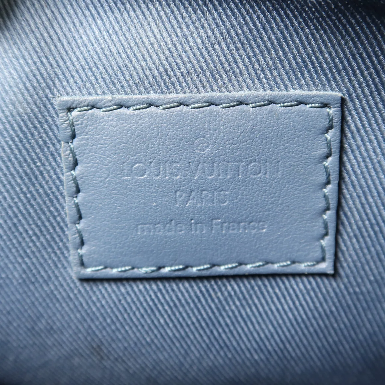 LOUIS VUITTON Keepall M81003 兩用包 皮革 藍色 / Blue 皮革 中古品B - 縮圖 7