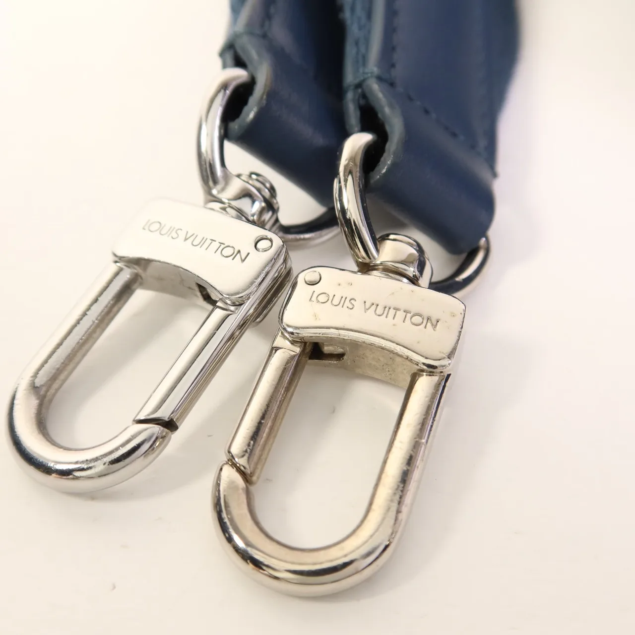 LOUIS VUITTON Keepall M81003 兩用包 皮革 藍色 / Blue 皮革 中古品B - 縮圖 9