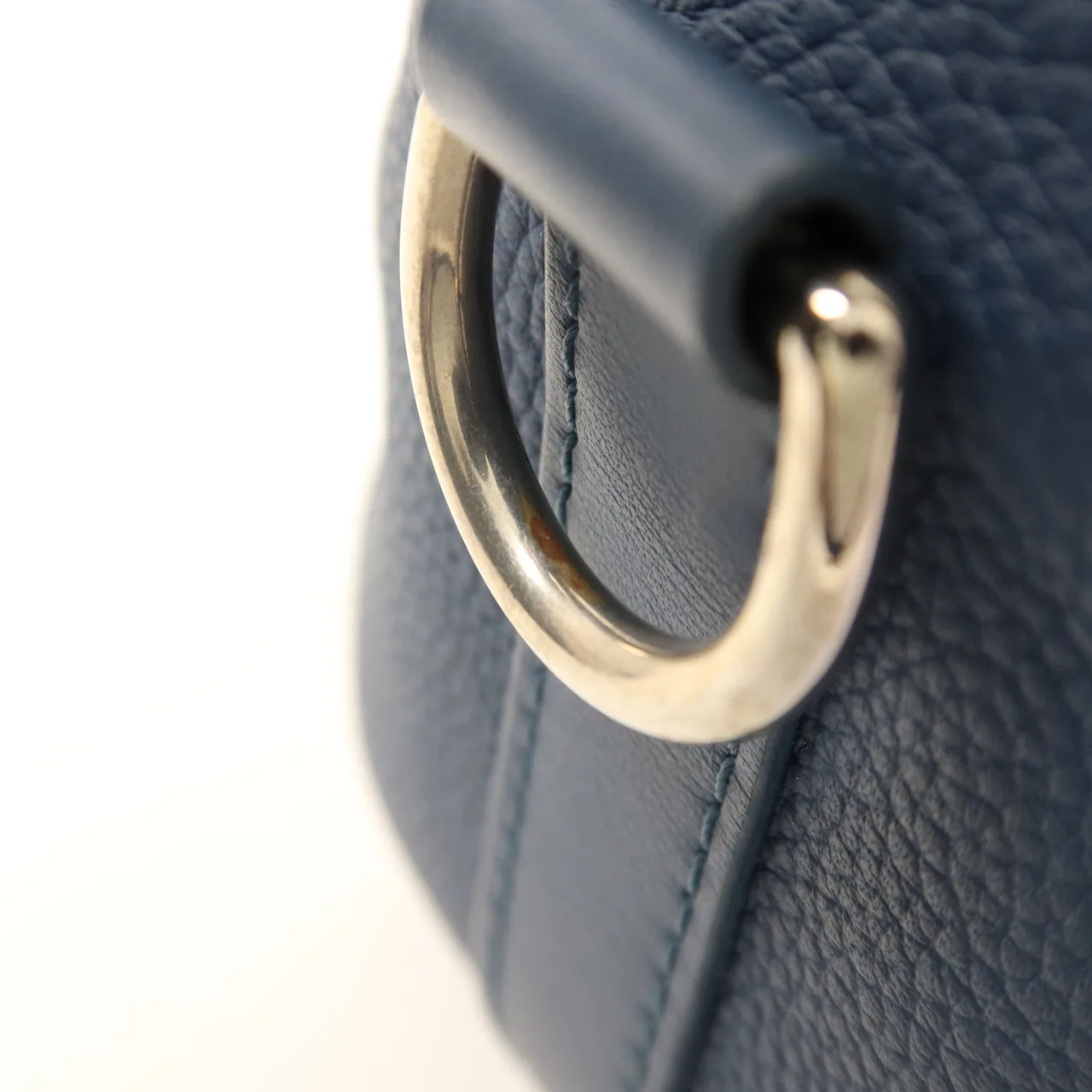 LOUIS VUITTON Keepall M81003 兩用包 皮革 藍色 / Blue 皮革 中古品B - 縮圖 11