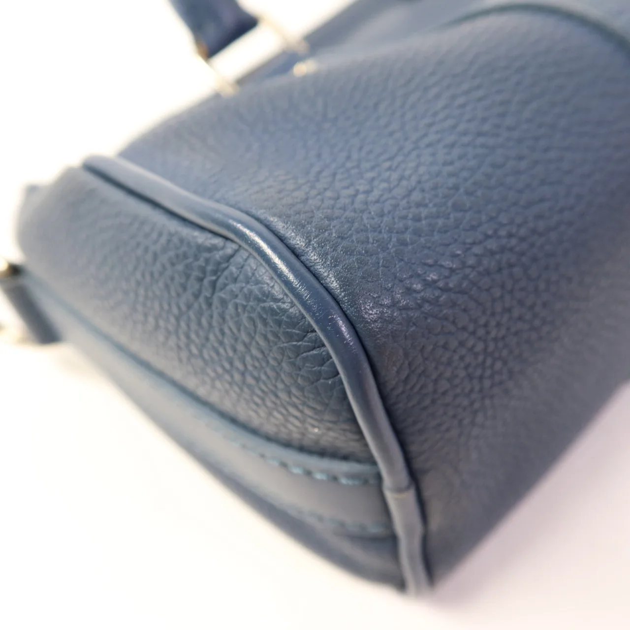 LOUIS VUITTON Keepall M81003 兩用包 皮革 藍色 / Blue 皮革 中古品B - 縮圖 15