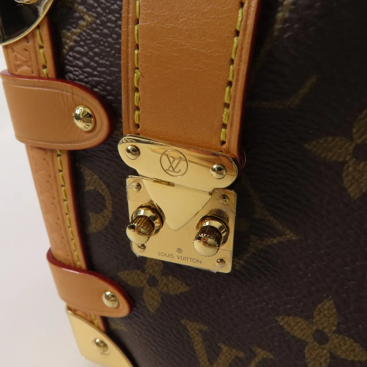 LOUIS VUITTON Side Trunk M46815 兩用包 塗層帆布 棕色 / Brown 塗層帆布 中古品A - 縮圖 8