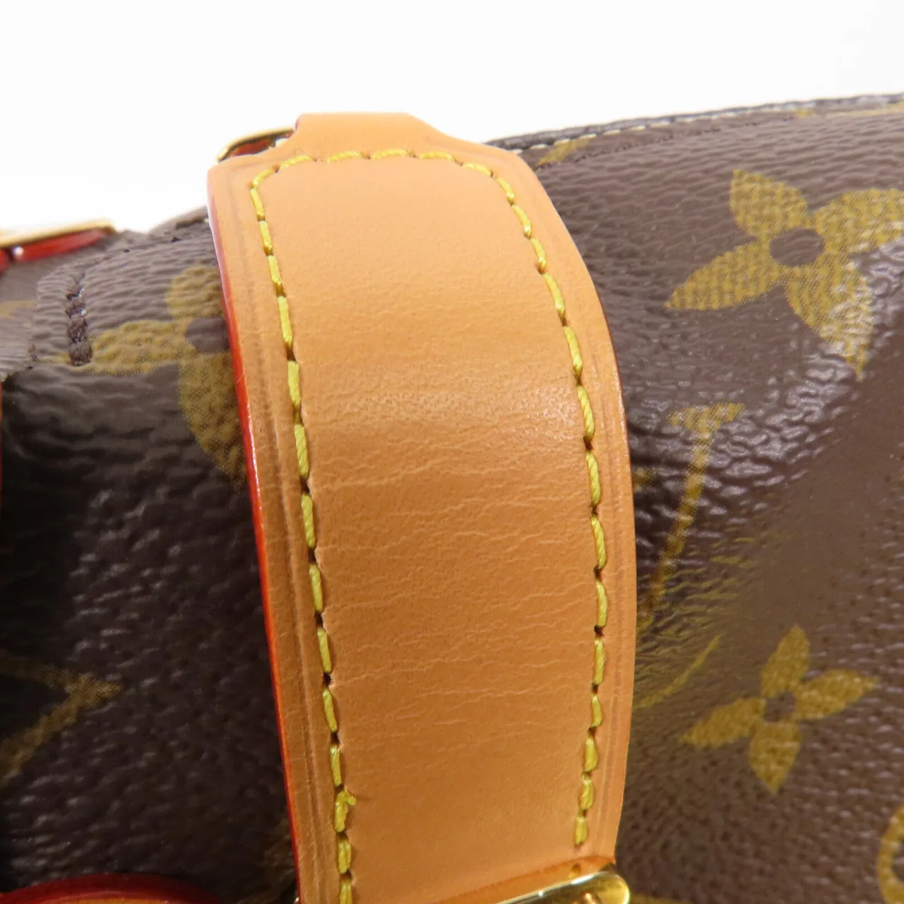 LOUIS VUITTON Side Trunk M46815 兩用包 塗層帆布 棕色 / Brown 塗層帆布 中古品A - 縮圖 9