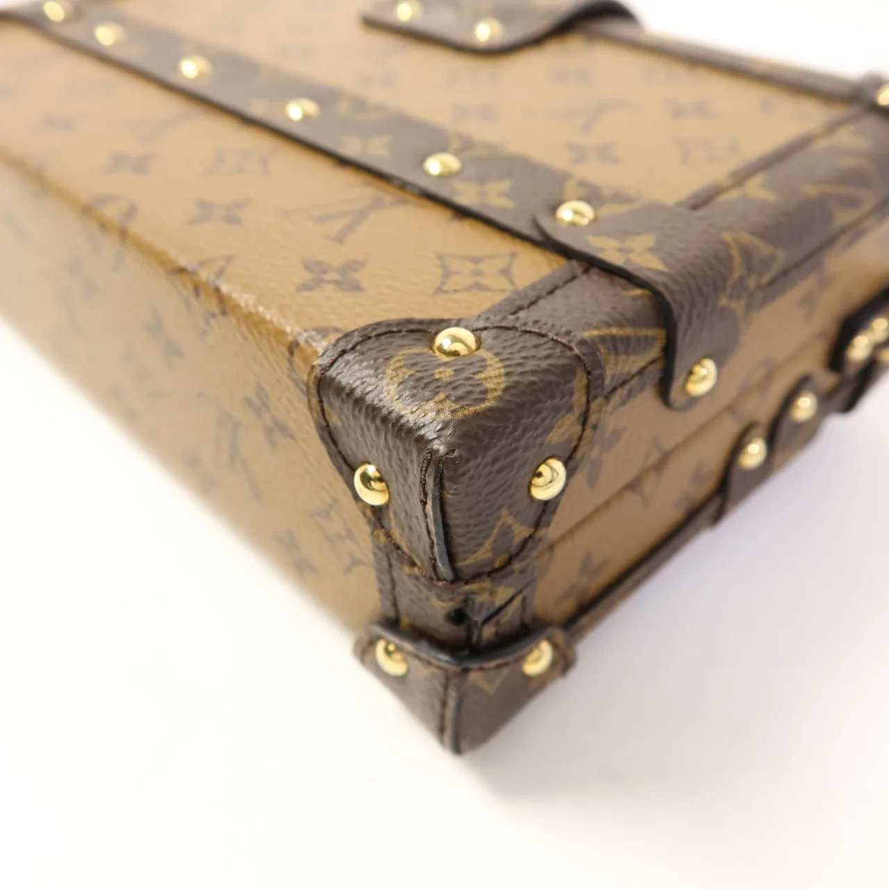 LOUIS VUITTON Petite Malle M45960 肩背包 塗層帆布 棕色 / Brown/Marron 塗層帆布 中古品B - 縮圖 14