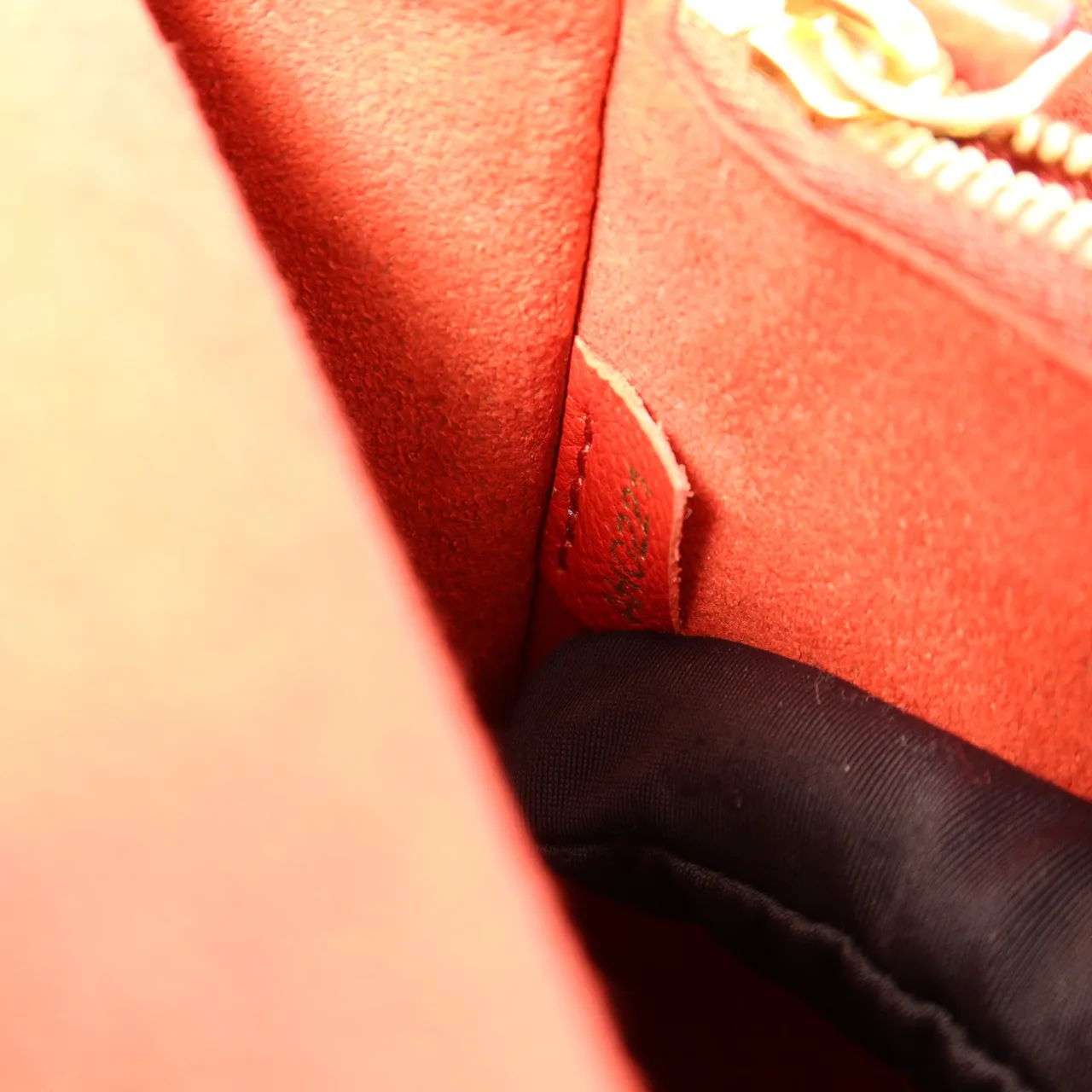 LOUIS VUITTON Victoire M41731 肩背包 塗層帆布 棕色 / 紅色 / Brown/Red 塗層帆布 中古品B - 縮圖 10