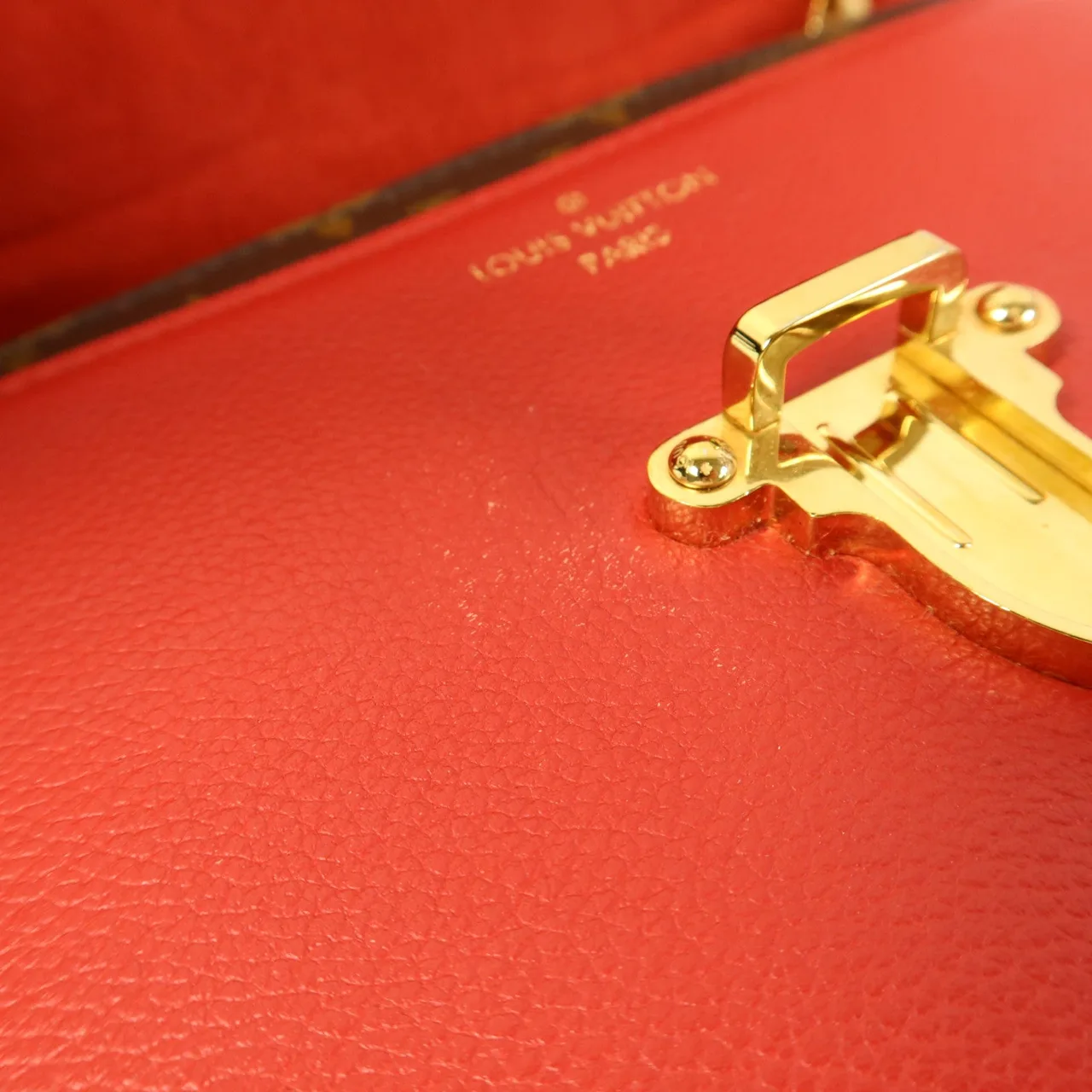 LOUIS VUITTON Victoire M41731 肩背包 塗層帆布 棕色 / 紅色 / Brown/Red 塗層帆布 中古品B - 縮圖 18