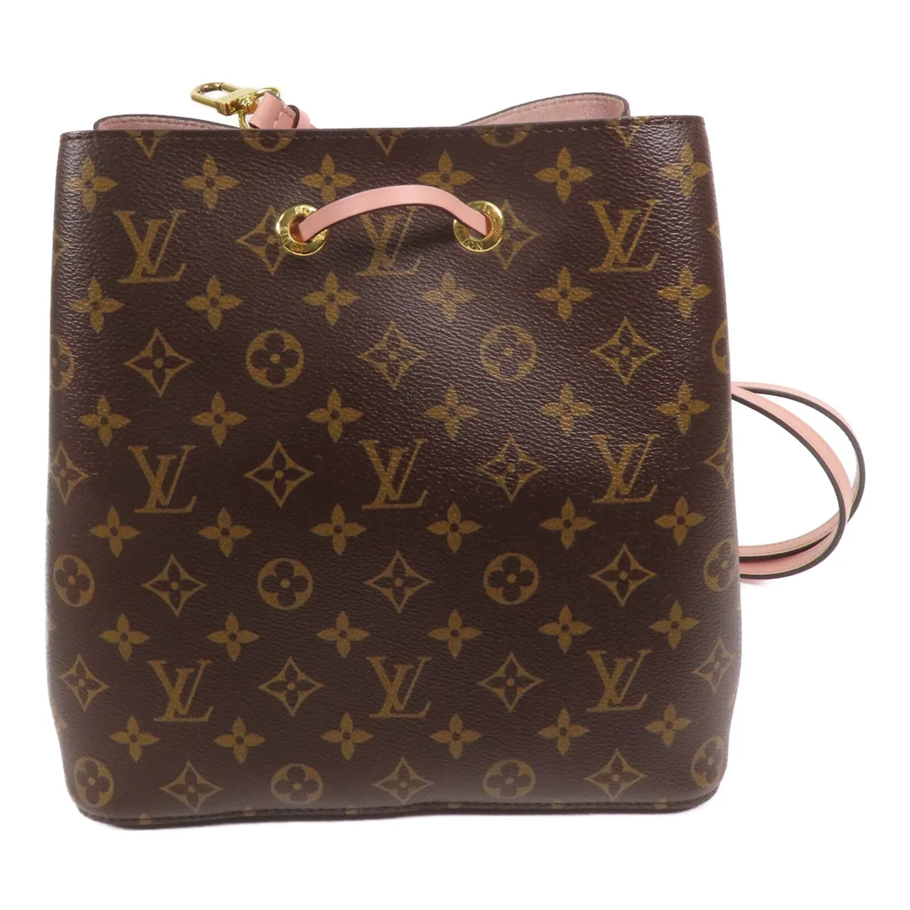 LOUIS VUITTON NeoNoe M44022 肩背包 塗層帆布 棕色 / 粉色 / Brown/Pink 塗層帆布 中古品B - 縮圖 2