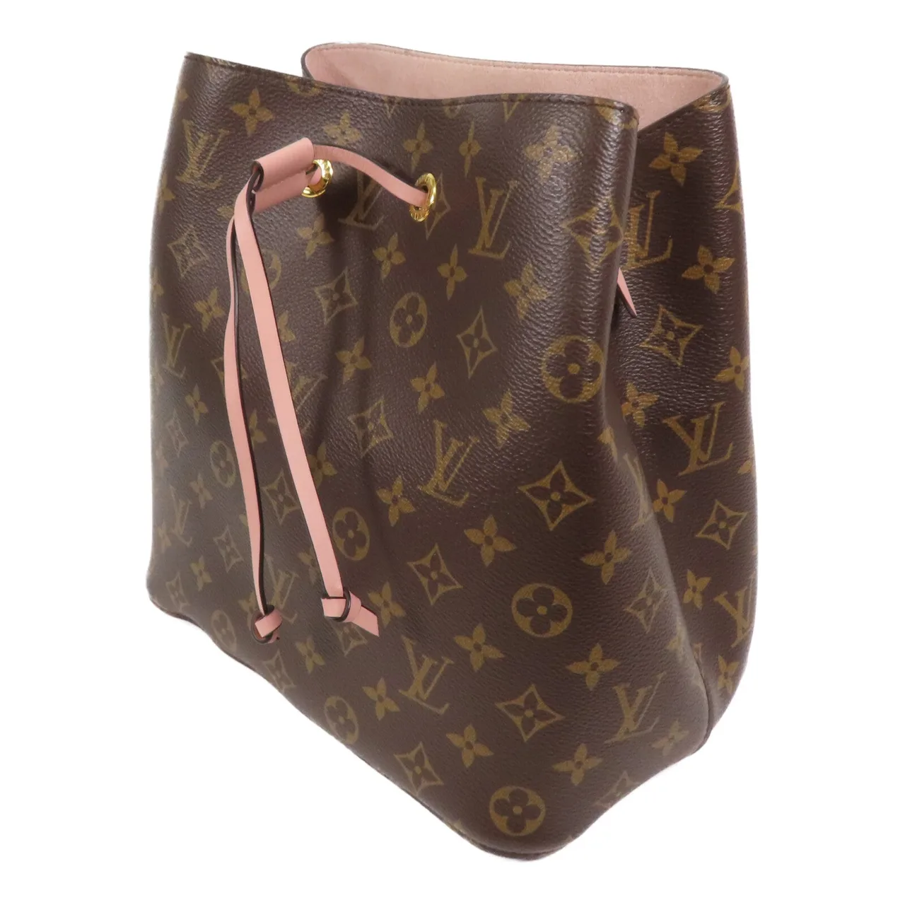 LOUIS VUITTON NeoNoe M44022 肩背包 塗層帆布 棕色 / 粉色 / Brown/Pink 塗層帆布 中古品B - 縮圖 3