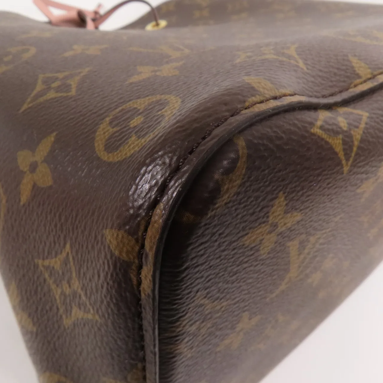 LOUIS VUITTON NeoNoe M44022 肩背包 塗層帆布 棕色 / 粉色 / Brown/Pink 塗層帆布 中古品B - 縮圖 6
