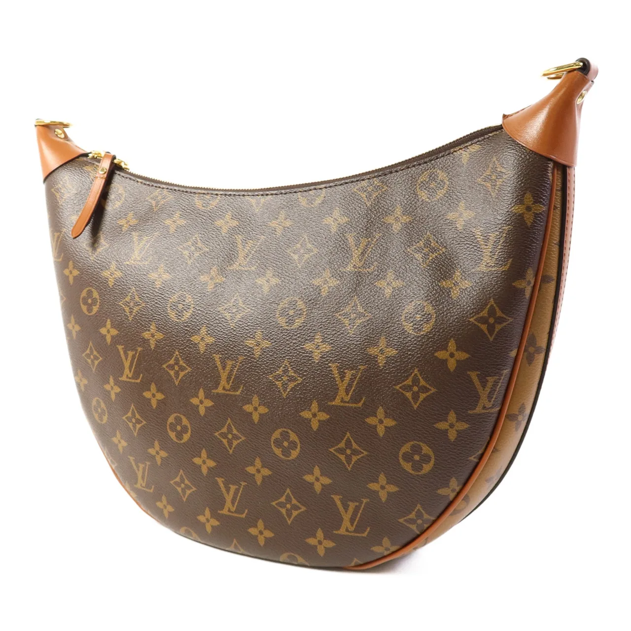 LOUIS VUITTON Loop M46311 兩用包 塗層帆布 棕色 / Brown/Marron 塗層帆布 中古品A - 縮圖 3
