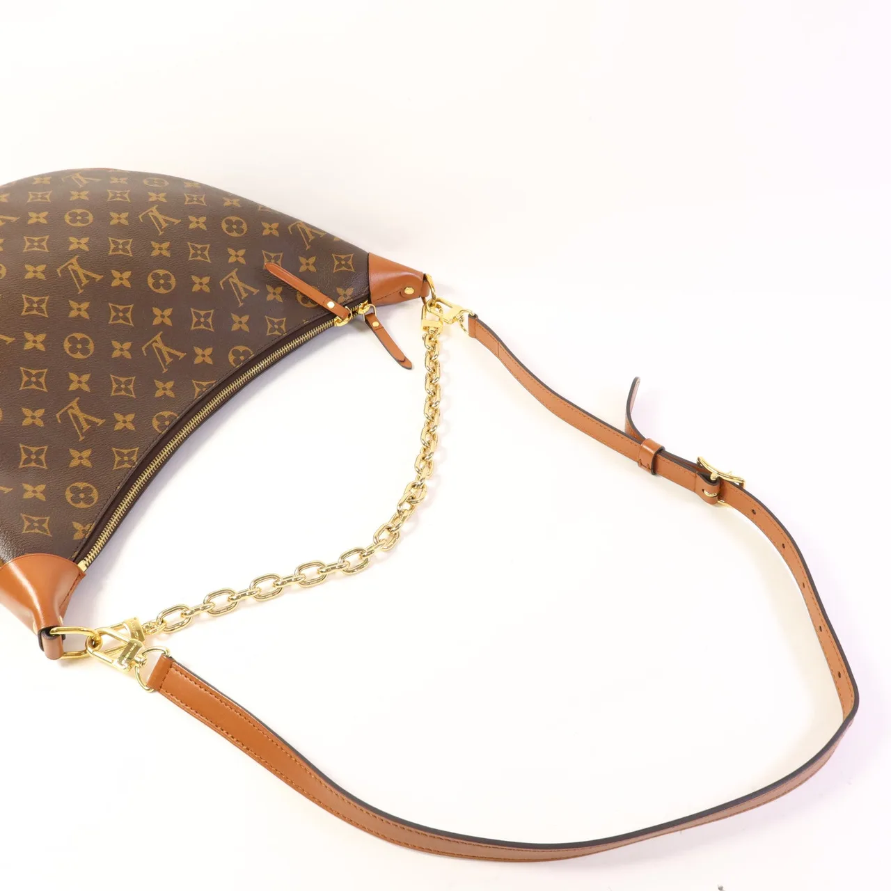 LOUIS VUITTON Loop M46311 兩用包 塗層帆布 棕色 / Brown/Marron 塗層帆布 中古品A - 縮圖 5