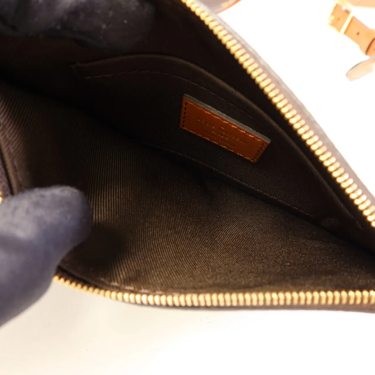 LOUIS VUITTON Loop M46311 兩用包 塗層帆布 棕色 / Brown/Marron 塗層帆布 中古品A - 縮圖 11