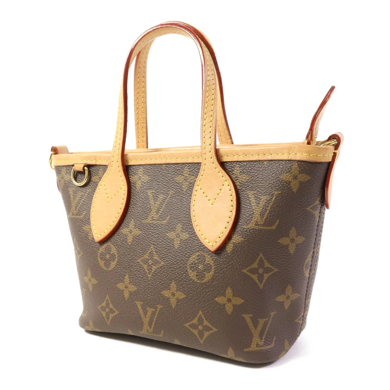 LOUIS VUITTON Neverfull M46705 兩用包 塗層帆布 棕色 / Brown 塗層帆布 中古品B - 縮圖 3