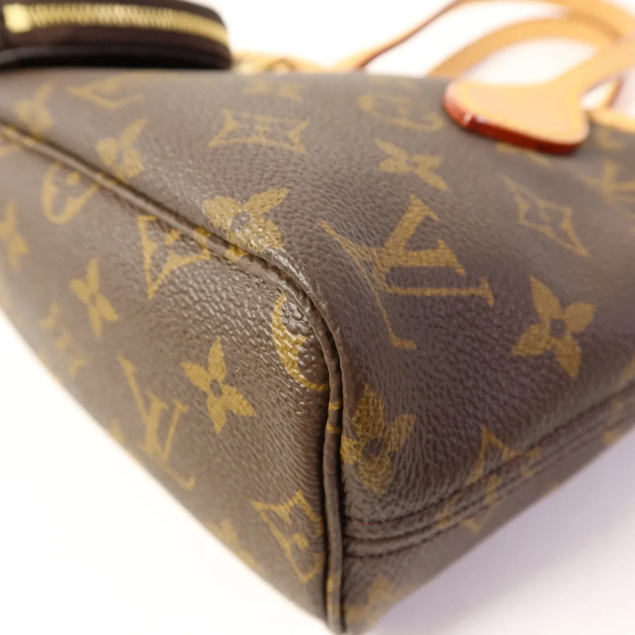 LOUIS VUITTON Neverfull M46705 兩用包 塗層帆布 棕色 / Brown 塗層帆布 中古品B - 縮圖 14
