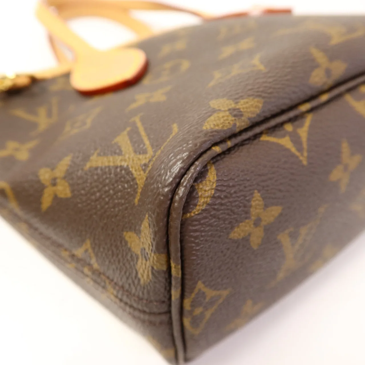 LOUIS VUITTON Neverfull M46705 兩用包 塗層帆布 棕色 / Brown 塗層帆布 中古品B - 縮圖 15