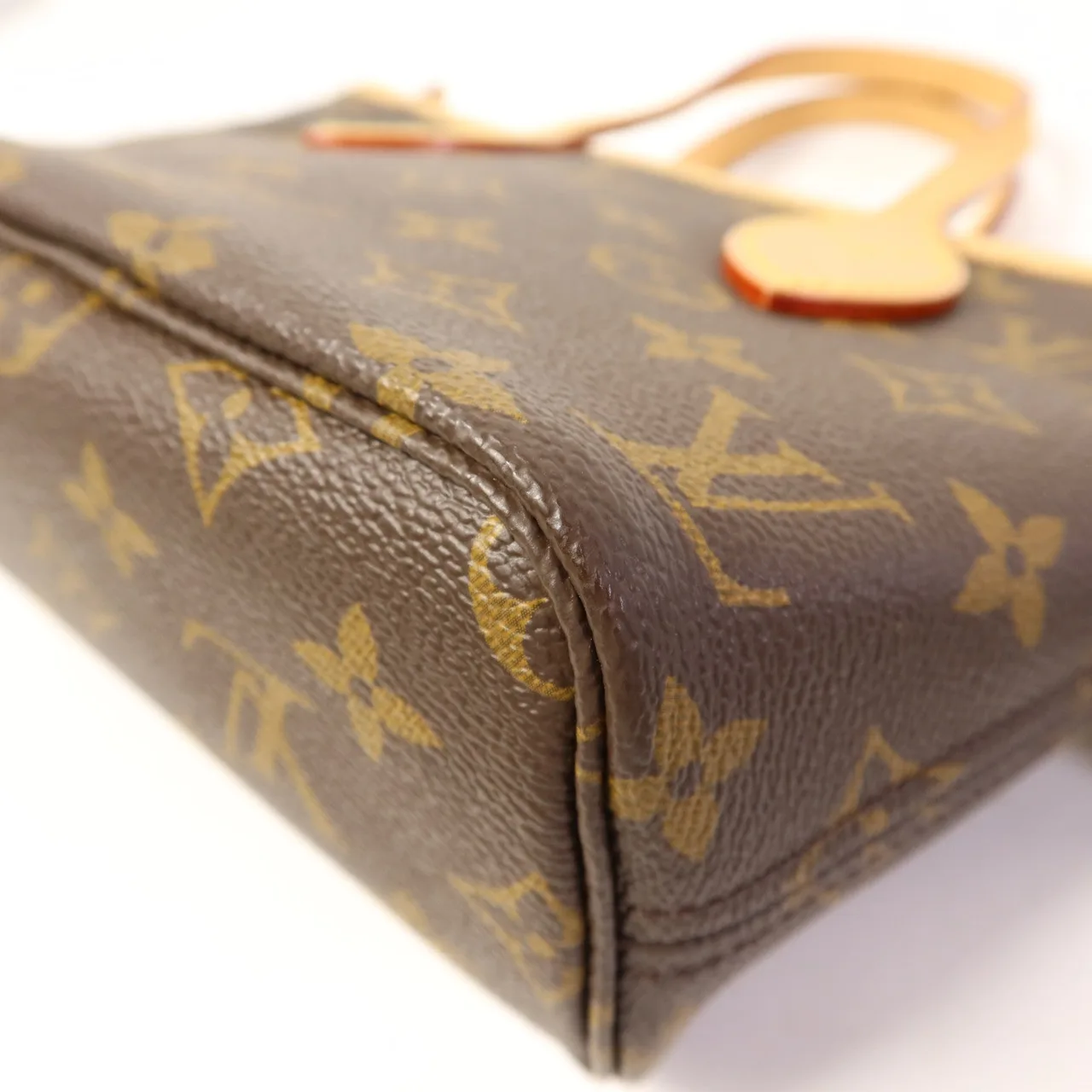 LOUIS VUITTON Neverfull M46705 兩用包 塗層帆布 棕色 / Brown 塗層帆布 中古品B - 縮圖 16