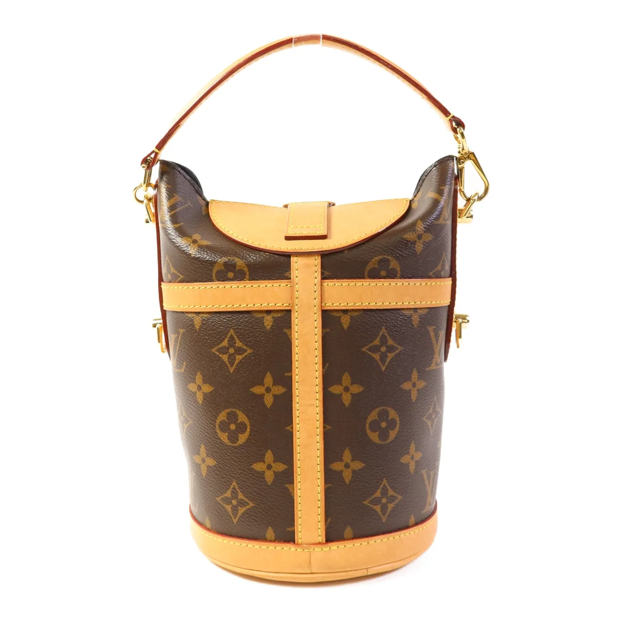 LOUIS VUITTON Duffle M43587 兩用包 塗層帆布 棕色 塗層帆布 中古品A - 縮圖 2
