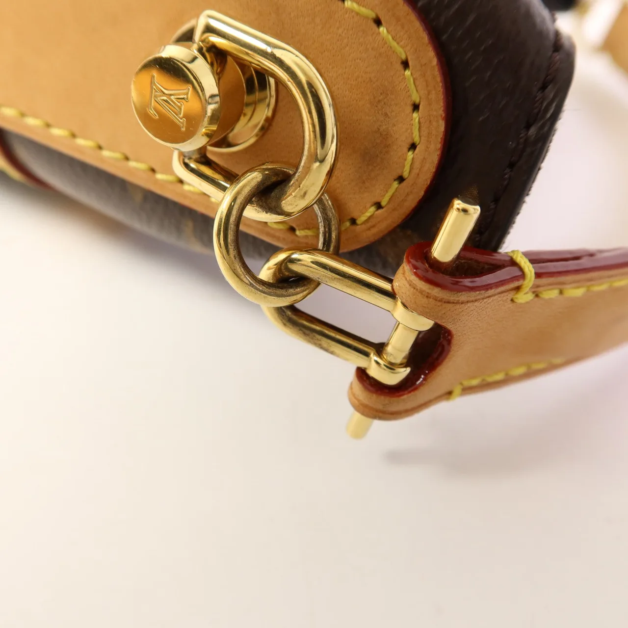 LOUIS VUITTON Duffle M43587 兩用包 塗層帆布 棕色 塗層帆布 中古品A - 縮圖 9