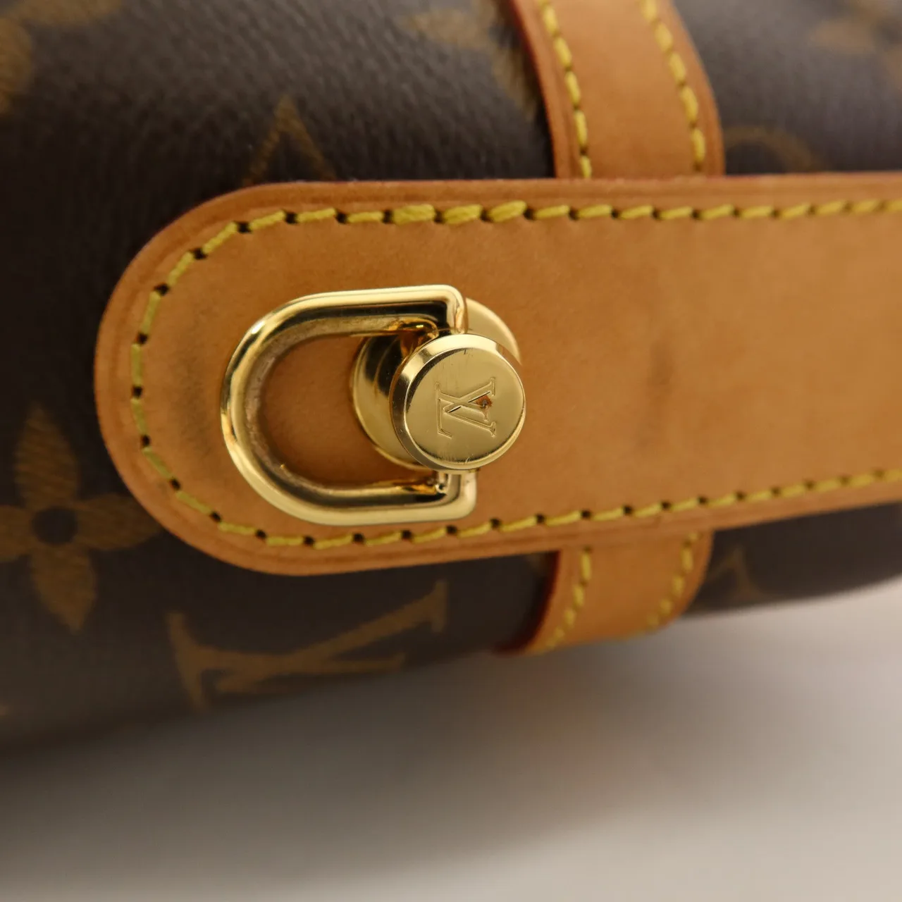 LOUIS VUITTON Duffle M43587 兩用包 塗層帆布 棕色 塗層帆布 中古品A - 縮圖 10