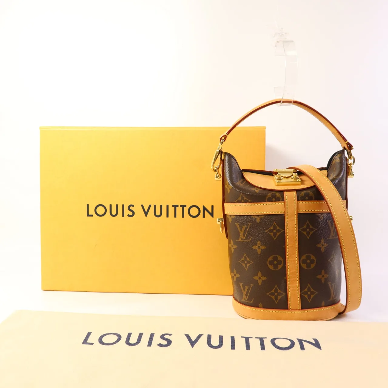 LOUIS VUITTON Duffle M43587 兩用包 塗層帆布 棕色 塗層帆布 中古品A - 縮圖 21