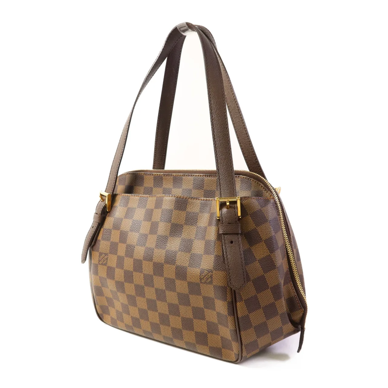 LOUIS VUITTON Belem N51174 肩背包 塗層帆布 棕色 / Brown 塗層帆布 中古品A - 縮圖 3