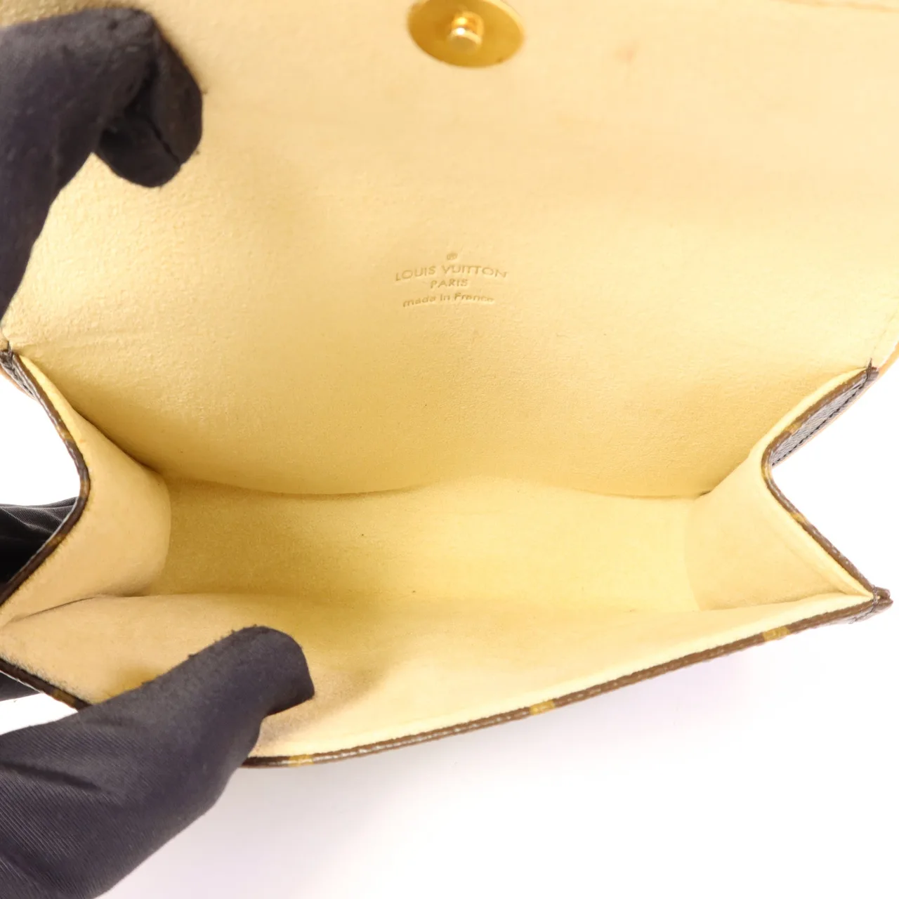 LOUIS VUITTON Pochette Twin M51854 肩背包 塗層帆布 棕色 / Brown 塗層帆布 中古品A - 縮圖 6