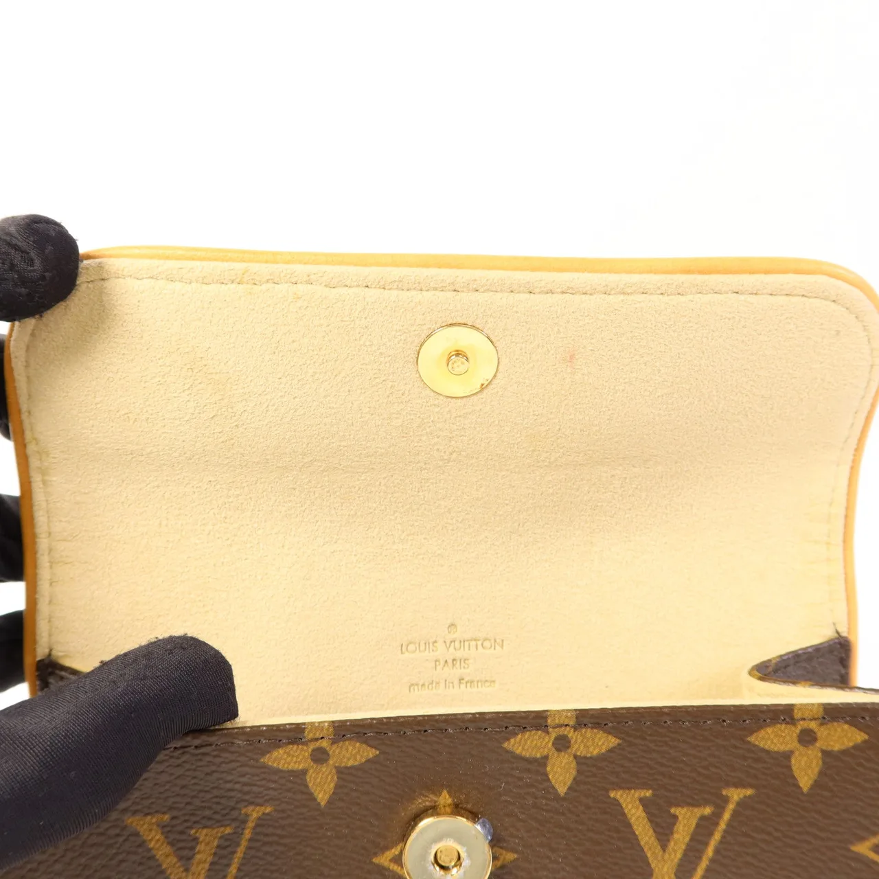LOUIS VUITTON Pochette Twin M51854 肩背包 塗層帆布 棕色 / Brown 塗層帆布 中古品A - 縮圖 7
