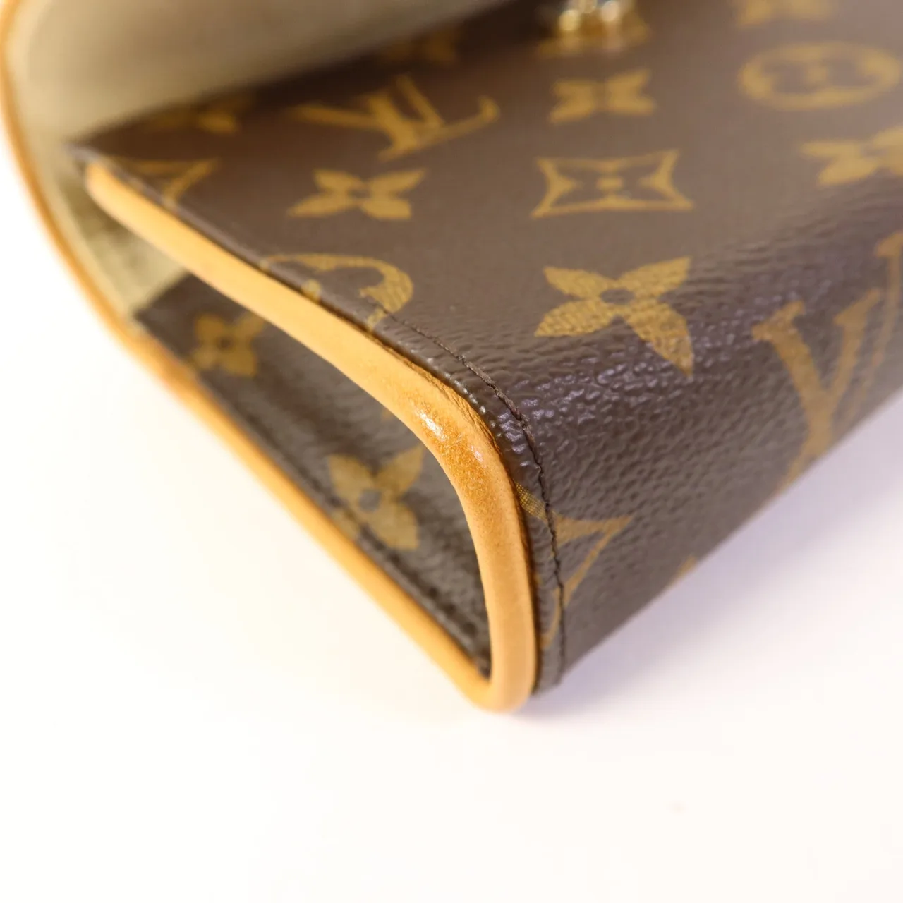 LOUIS VUITTON Pochette Twin M51854 肩背包 塗層帆布 棕色 / Brown 塗層帆布 中古品A - 縮圖 14