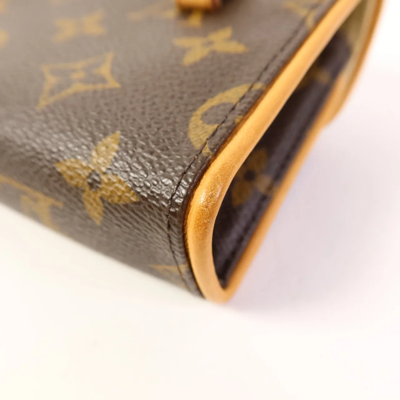 LOUIS VUITTON Pochette Twin M51854 肩背包 塗層帆布 棕色 / Brown 塗層帆布 中古品A - 縮圖 15