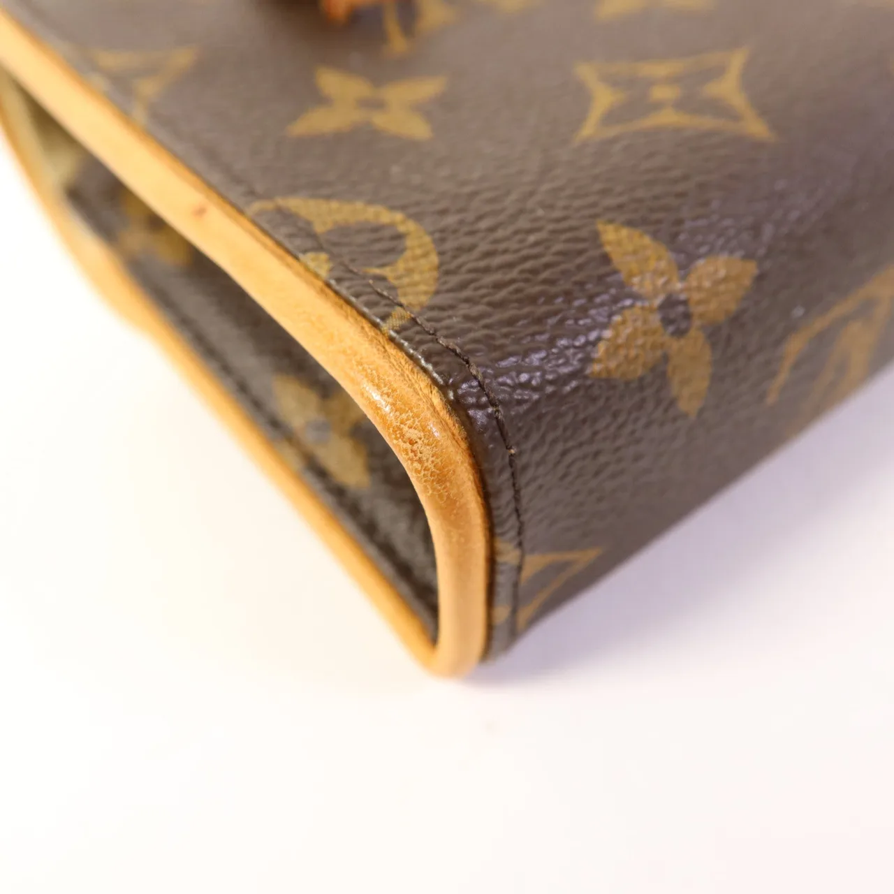 LOUIS VUITTON Pochette Twin M51854 肩背包 塗層帆布 棕色 / Brown 塗層帆布 中古品A - 縮圖 16